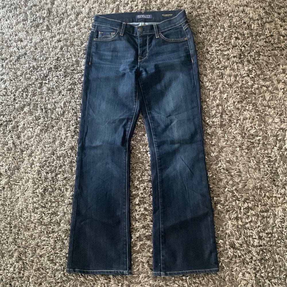 Fidelity Denim - Belladona Mid Rise Boot Cut Jeans
